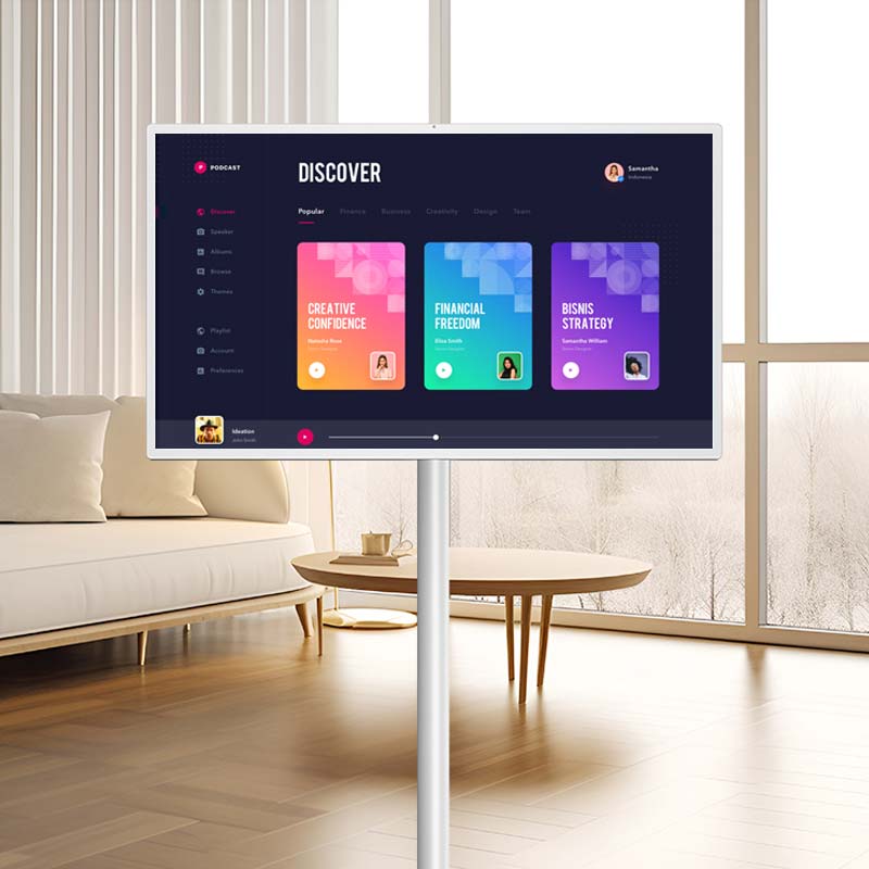 32-Inch Portable Touch Screen Monitor-video