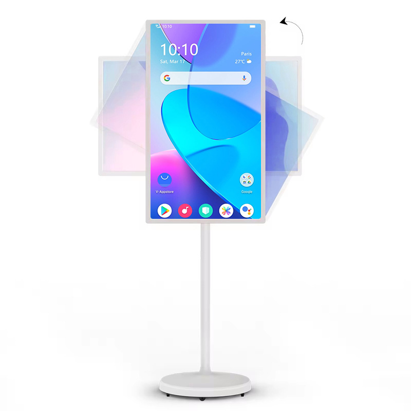 Portable Smart TV on wheels